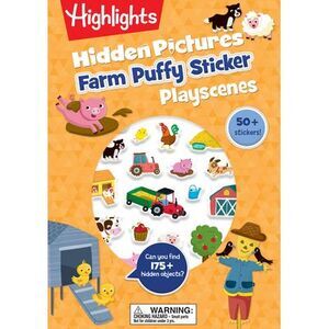 Farm Hidden Pictures Puffy Sticker Playscenes: Puffy Sticker Activity Book with